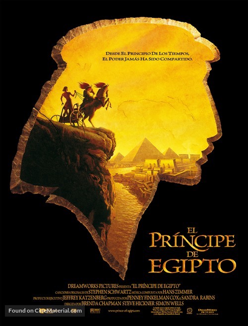 The Prince of Egypt - Spanish Movie Poster
