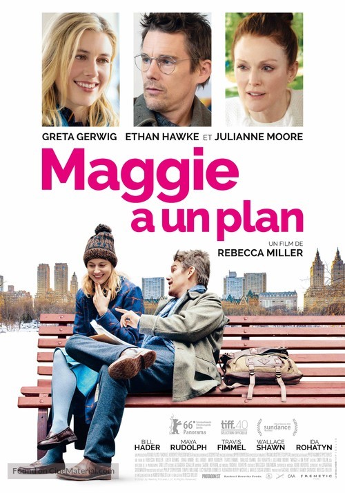 Maggie&#039;s Plan - Swiss Movie Poster