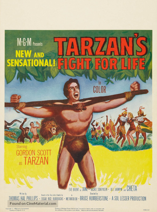 Tarzan&#039;s Fight for Life - Movie Poster