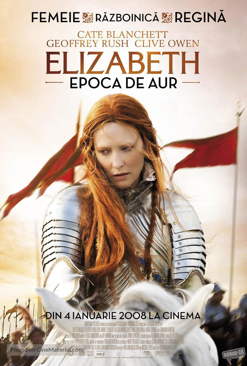 Elizabeth: The Golden Age - Romanian Movie Poster