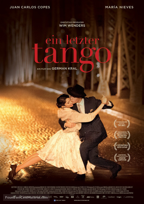 Un tango m&aacute;s - German Movie Poster