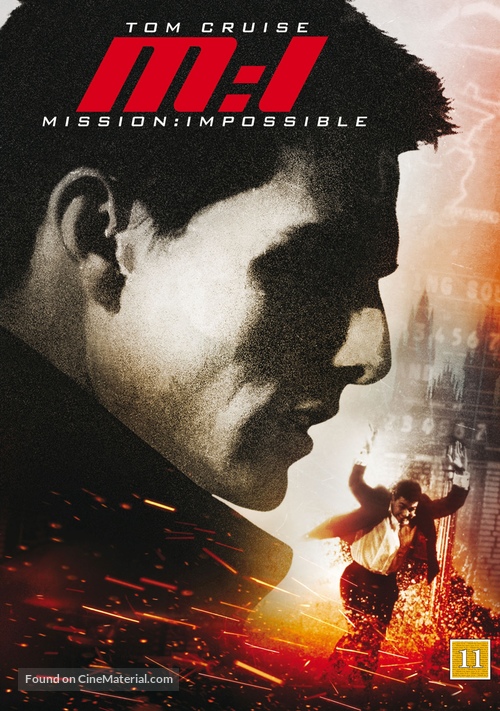 Mission: Impossible - Danish DVD movie cover