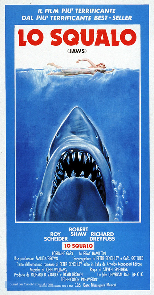 Jaws - Italian Movie Poster