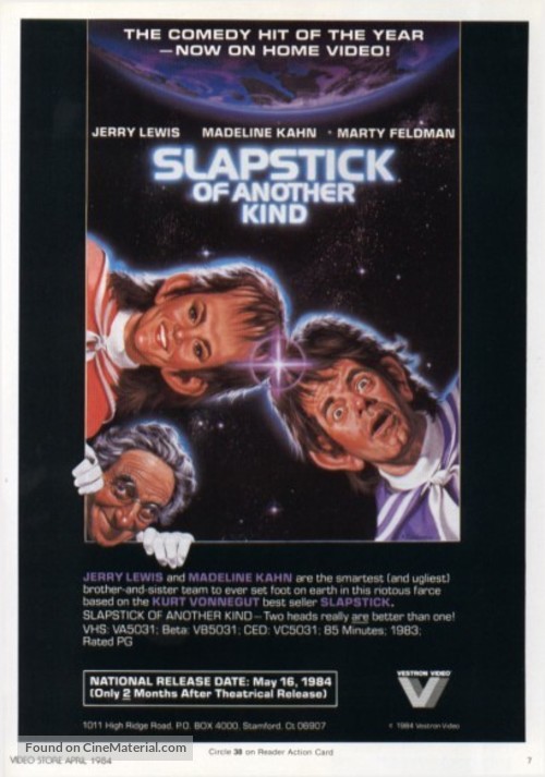 Slapstick (Of Another Kind) - Movie Cover