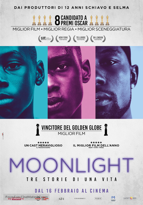 Moonlight - Italian Movie Poster