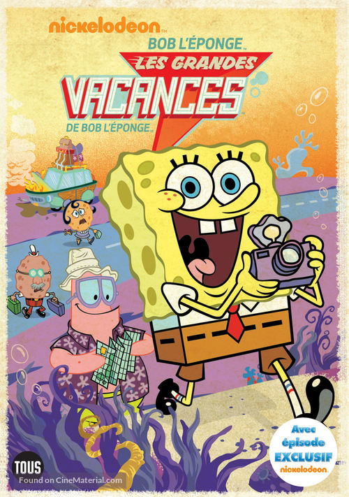 &quot;SpongeBob SquarePants&quot; - French DVD movie cover