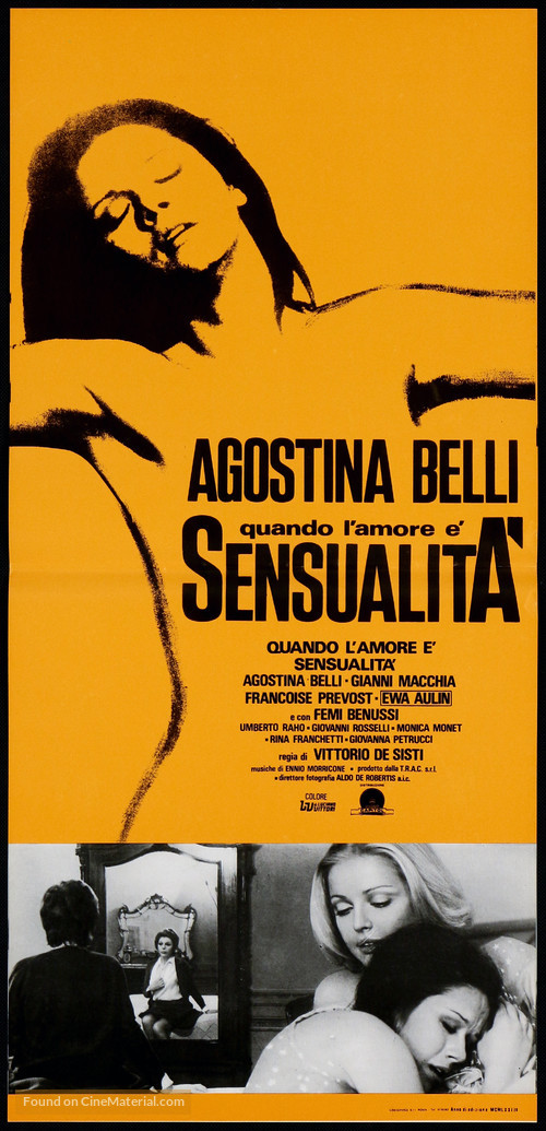 Quando l&#039;amore &egrave; sensualit&agrave; - Italian Movie Poster