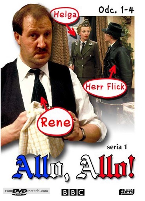&quot;&#039;Allo &#039;Allo!&quot; - Polish DVD movie cover