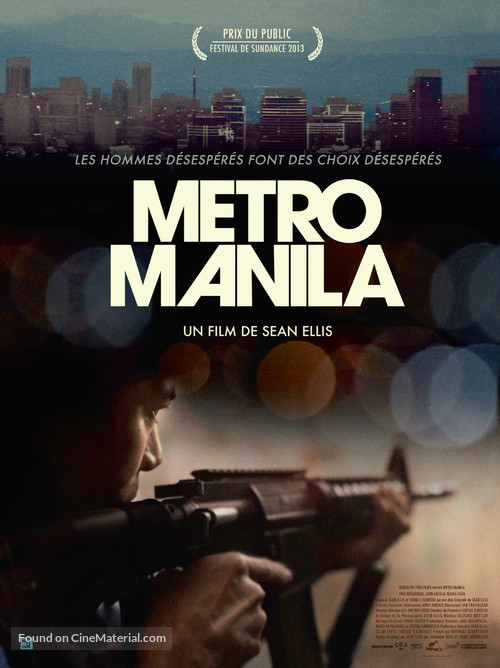 Metro Manila - French Movie Poster
