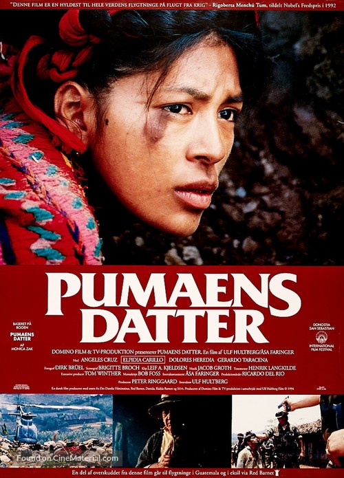 La hija del Puma - Swedish Movie Poster