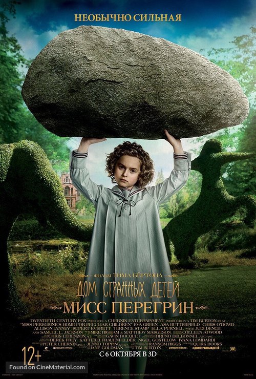 Miss Peregrine&#039;s Home for Peculiar Children - Russian Movie Poster