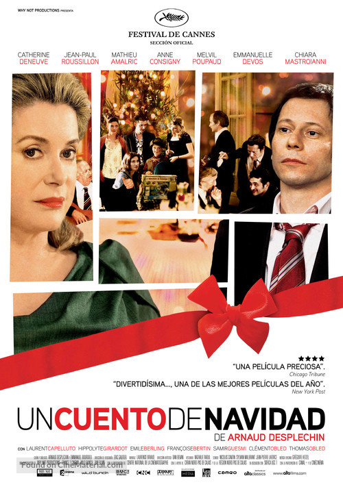 Un conte de No&euml;l - Spanish Movie Poster