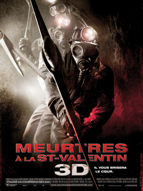 My Bloody Valentine - French Movie Poster