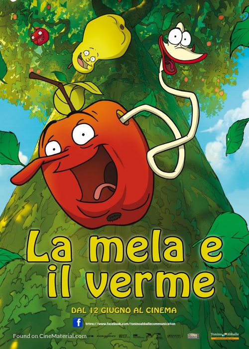 &AElig;blet &amp; ormen - Italian Movie Poster