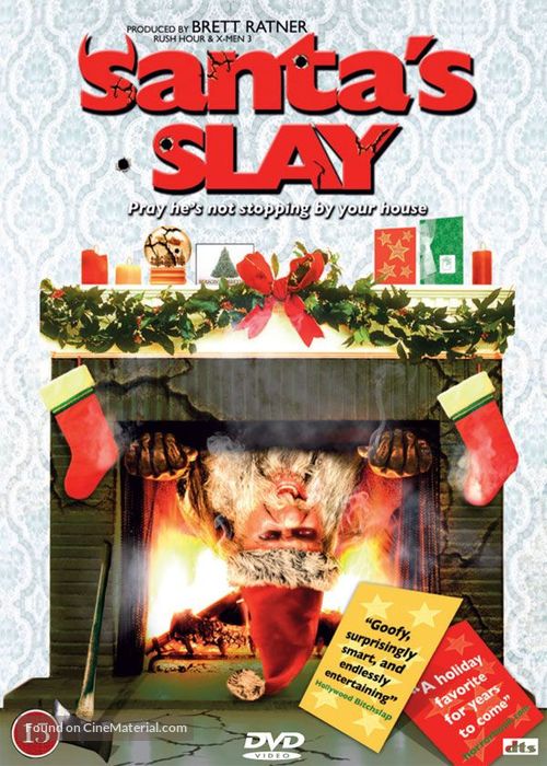 Santa&#039;s Slay - Danish DVD movie cover