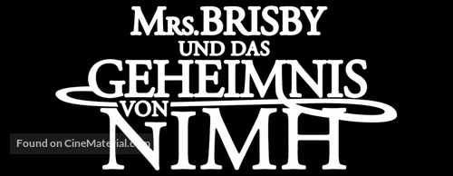 The Secret of NIMH - German Logo