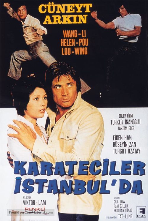 Karateciler istanbulda - Turkish Movie Poster