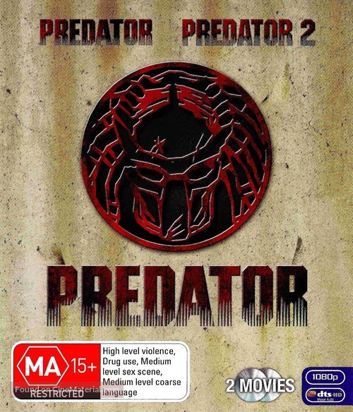 Predator 2 - Australian Blu-Ray movie cover