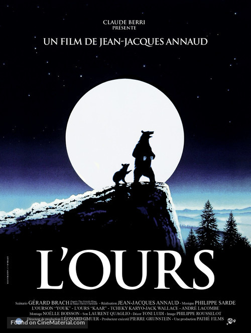 L&#039;ours - French Re-release movie poster