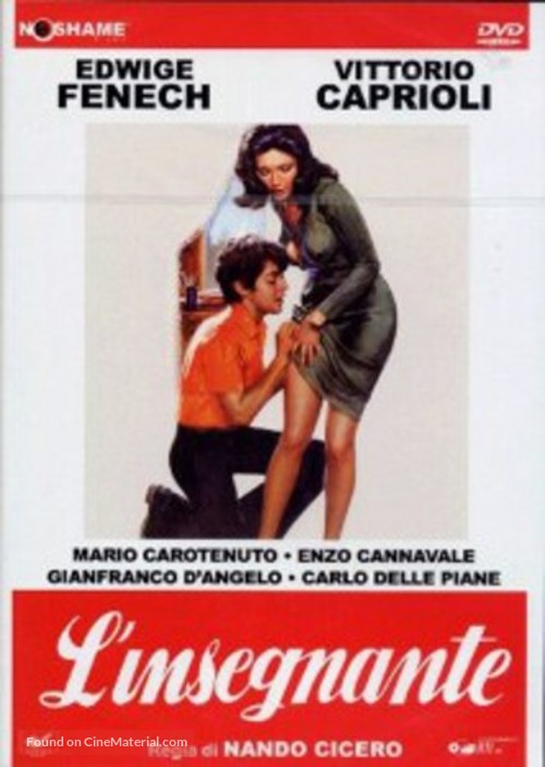 L&#039;insegnante - Italian DVD movie cover