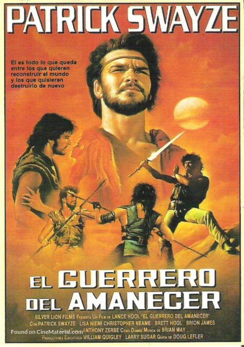 Steel Dawn - Spanish Movie Poster