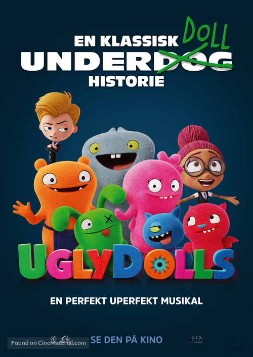 UglyDolls - Norwegian Movie Poster