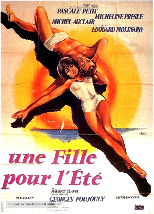 Une fille pour l&#039;&eacute;t&eacute; - French Movie Poster