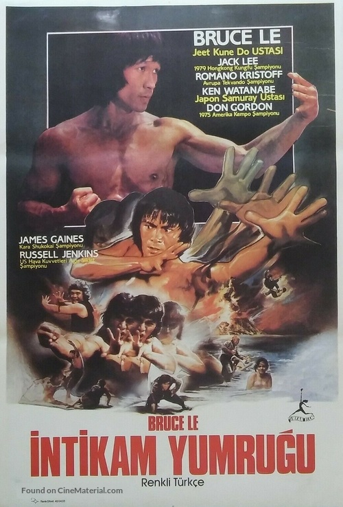 Bruce&#039;s Fists of Vengeance - Turkish Movie Poster