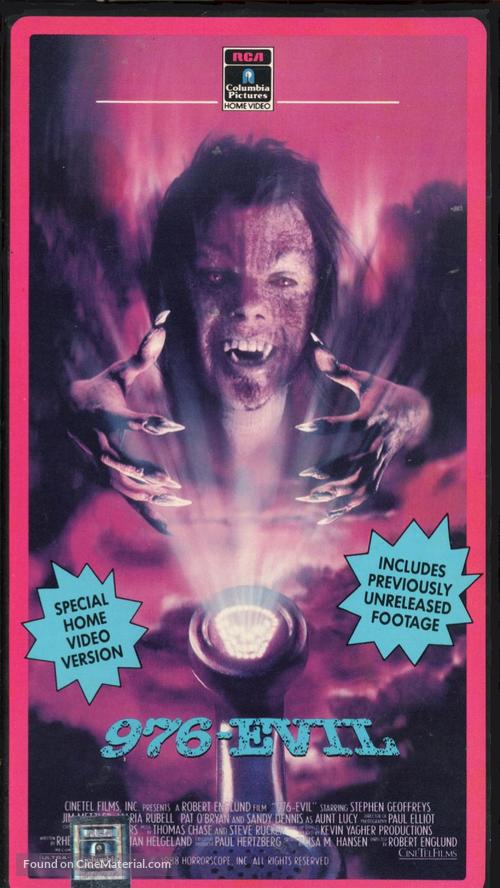 976-EVIL - VHS movie cover