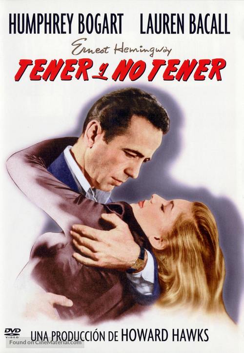 To Have and Have Not - Spanish Movie Cover