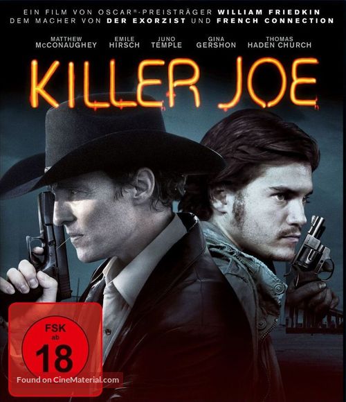 Killer Joe - German Blu-Ray movie cover