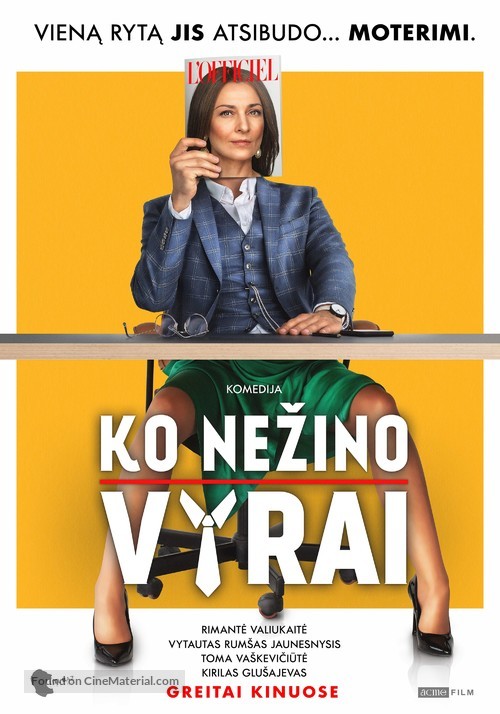 Ko nezino vyrai - French Movie Poster