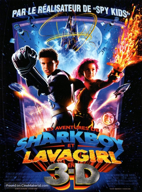 The Adventures of Sharkboy and Lavagirl 3-D - French Movie Poster