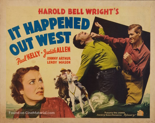 It Happened Out West - Movie Poster