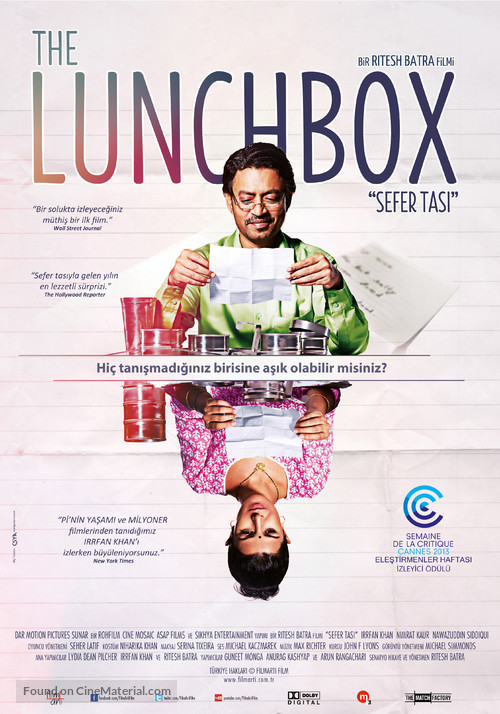 The Lunchbox - Turkish Movie Poster