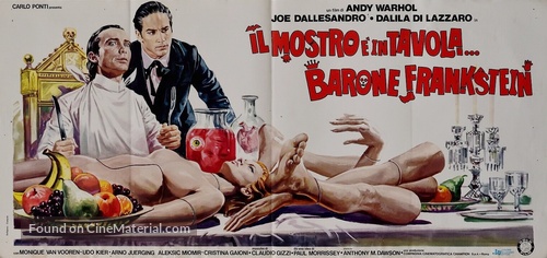 Flesh for Frankenstein - Italian Movie Poster
