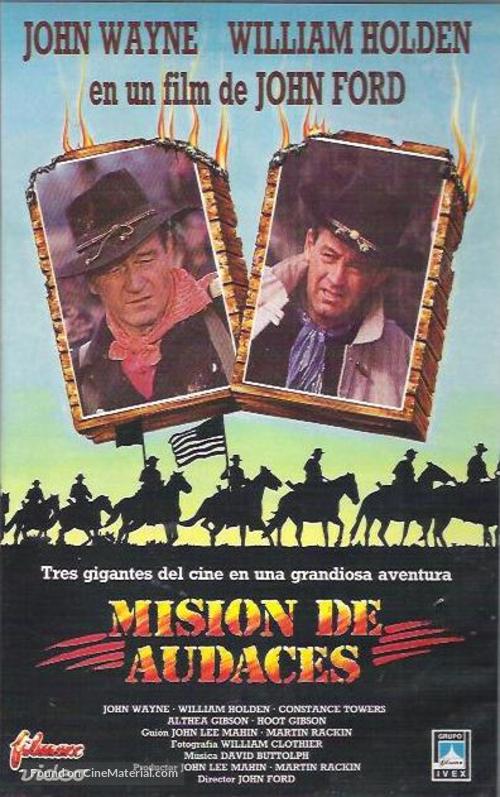 The Horse Soldiers - Spanish Movie Cover