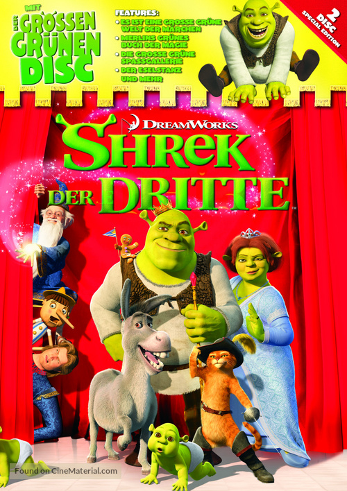 Shrek the Third - German DVD movie cover