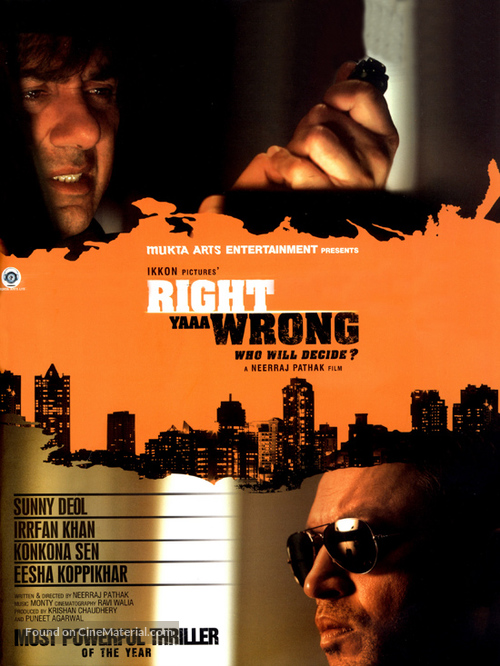 Right Ya Wrong - Indian Movie Poster