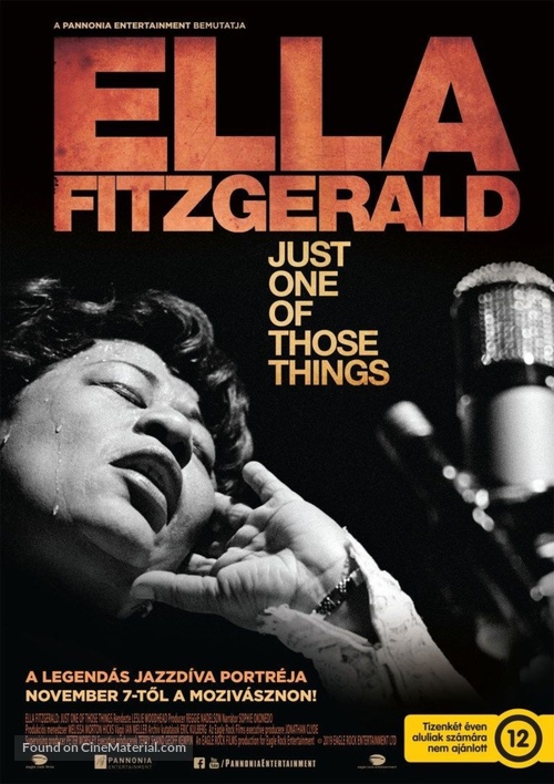 Ella Fitzgerald: Just One of Those Things - Hungarian Movie Poster