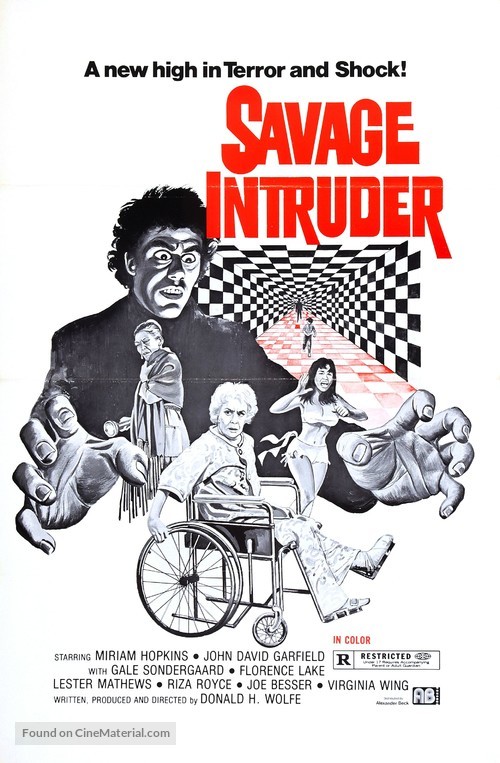 Savage Intruder - Movie Poster