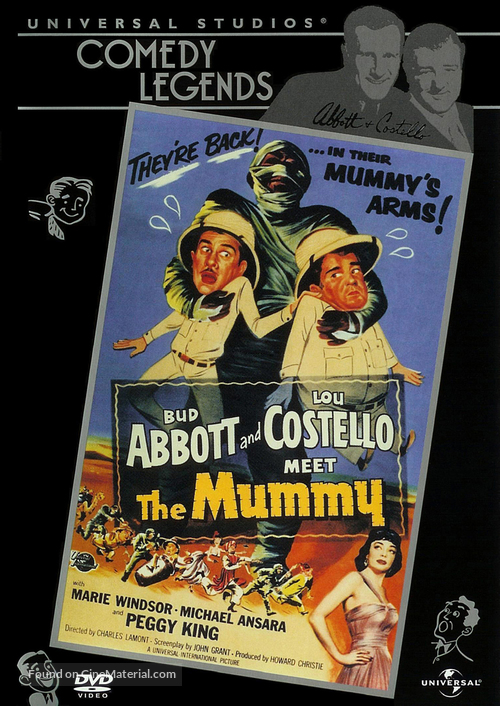 Abbott and Costello Meet the Mummy - DVD movie cover
