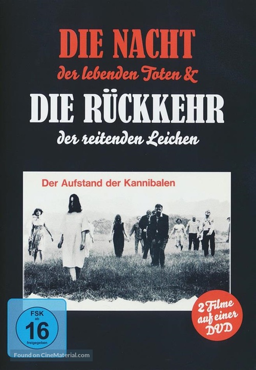 Night of the Living Dead - German DVD movie cover