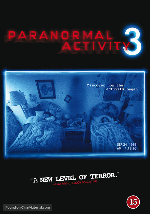 Paranormal Activity 3 - Danish DVD movie cover