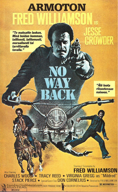 No Way Back - Finnish VHS movie cover