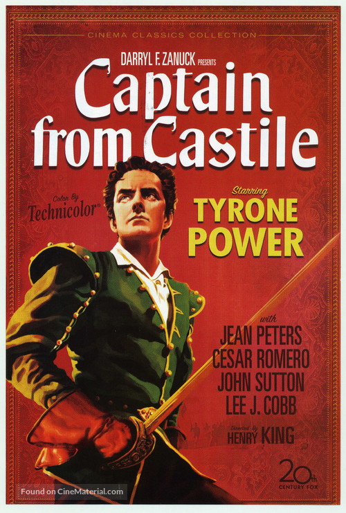 Captain from Castile - DVD movie cover