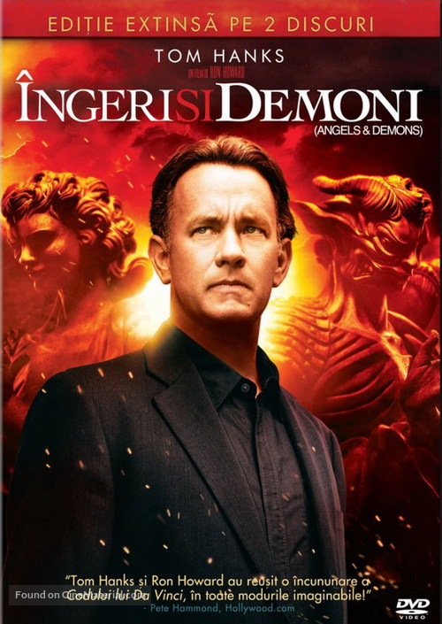 Angels &amp; Demons - Romanian DVD movie cover