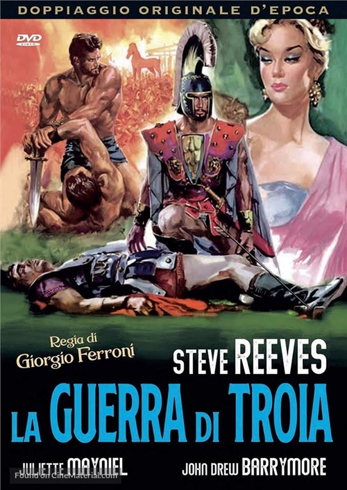 La guerra di Troia - Italian DVD movie cover