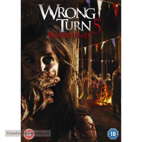 Wrong Turn 5 - British DVD movie cover