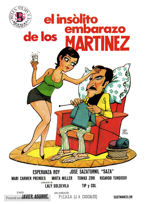 El ins&oacute;lito embarazo de los Mart&iacute;nez - Spanish Movie Poster